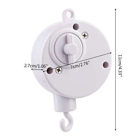 Mechanical Music Box with Wind-up Clockwork for Baby Cribs