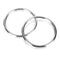 Accmor 3 inch Baby Sling Ring, Aluminium Wrap Rings, Soft Carrier Accessory for Infants & Toddlers (Bright Silver)