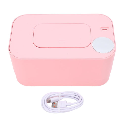 Kavolet Large Capacity Wet Wipe Warmer, Heat Levels, Retractable Lid for Home and Travel, USB Rechargeable Baby Wipe