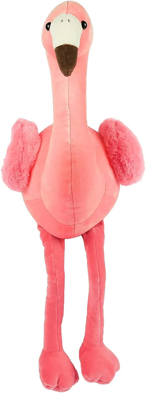 16 Inch Soft Pink Flamingo Stuffed Animal - Plush Toy for Home Decor and Gifts for Kids