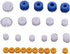 Walfront 26pcs Plastic Spindle Gear Set 2MM/2.3MM/3MM/3.17MM/4MM Motor Gear Assortment Kit for