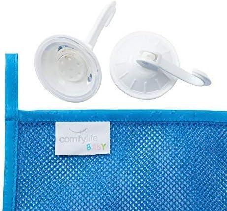 2 x Mesh Bath Toy Organizer + 6 Ultra Strong Hooks, Perfect Bathtub Toy Holder & Bathroom Caddy for Kids & Toddlers
