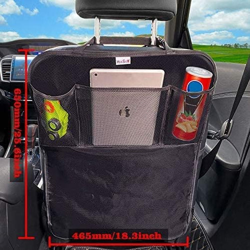 '-1pc) Meolsaek Kick Mats Back Seat Protector, Waterproof Oxford Seat Back Protector, Car Seat Back Protector for Kids