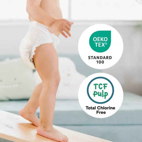 Generic 100% 1-70 Count Kudos Chlorine Free Premium Diapers, Cotton-Lined - Ultra Soft, Size