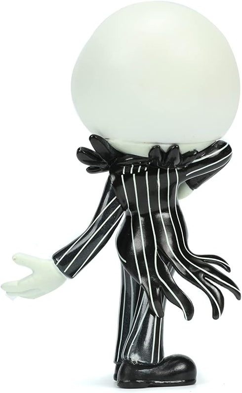 Jada Toys Disney The Nightmare Before Christmas 4" Jack Skellington Glow in The Dark Collectible Figure