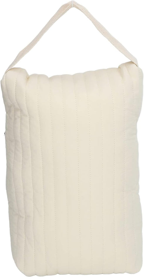 Bnineteenteam Large Capacity Cotton Diaper Storage Pouch - Portable Handheld