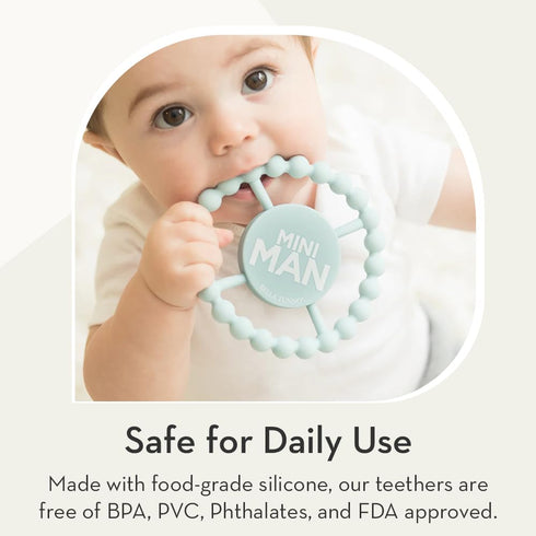 3-6 6-12 Set Baby Teether by Bella Tunno, Silicone Teethers for Babies Months, Months, Baby Toys, Pacifier, Teething