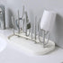 Baby Essentials Bottle Drying Rack, Detachable Holder for Nipples, Cups, Pump Parts, and Accessories (Gray)