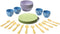 Green Toys Dish Set - 24 Piece Dishwasher Safe Creative Play Toys