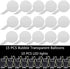 Yongxiang 10 PACKS LED Bobo Balloons, Transparent Light Up Balloons with String Lights for Party Birthday Decorations