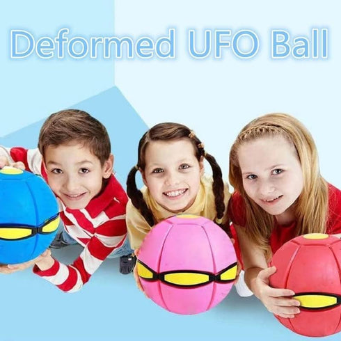 UFO Magic Ball, Portable Pet Toy Flying Saucer Ball, Creative Doggy Disc Ball for Kids Sports and Outdoor Games