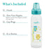 8 (Pack 12) Evenflo Feeding Classic Prints Polypropylene Bottles for Baby, Infant and Newborn - Blue/Green/Teal, Ounce