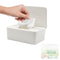 Eiszhjk Wipes Dispenser, Refillable Wipes Container Compatible with Huggies, Wipe Holder Keeps Clean,