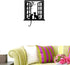 BIBITIME Tree Branch Fake Window Black Cats Wall Art Stickers - Vinyl Decals for Bedroom, Living Room & Nursery - 16.92