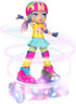 Rock N Rollerskate Doll Rainbow Riley Light Up Remote Control Rollerskating Doll