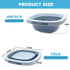 ticurills Collapsible Baby Bottles Wash Basin, Ideal Gifts for Baby & Moms, Multi-Purpose Wash Basin for Babies Bottles