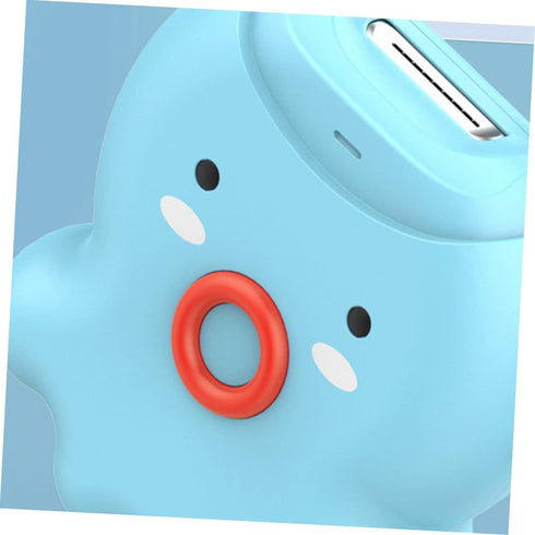 SHOWERORO Newborn Electric Nail Scissors Safe Nail Cutter with Cartoon Octopus Design Efficient Polisher for Boy Girl