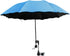 KDAMGOQE Beach Chair Umbrella, Chair Umbrella with Clamp Adjustable, UV Protection Waterproof Beach Portable Folding