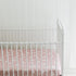 2 Pack Crib Sheets Neutral - Fitted Baby Crib Sheets Bed for Girl Boy - Standard & Toddler Mattress (Antique Rose)