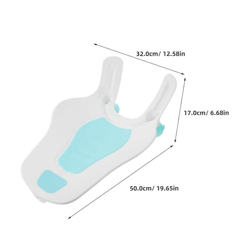 ZUNOXAZ Counter 21" Infant Sink Bather: Baby Sink Bath, Buttock Support Washing Tool for Bathtub Daily Use, Portable