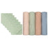 Comfy Cubs Muslin Cotton Baby Towels and Muslin Swaddle Blankets Bundled