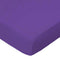 SheetWorld Fitted 100% Cotton Percale Pack N Play Sheet, Solid Purple, Fits Graco 27 x 39