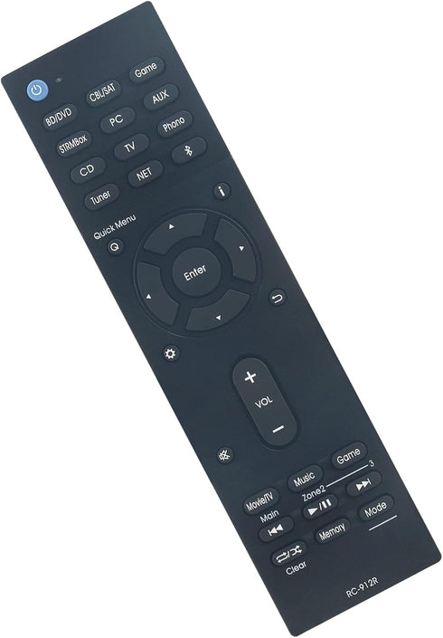 ALLIMITY RC-912R Replacement Remote Control for Integra AV Receiver Models RC912R, DRX-2, DRX-3.1, DRX-3