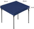 Card Table Cover, Mahjong Table Cover - Machine Washable Felt Game Tablecloth for Poker, Mahjong, Bridge (Blue)