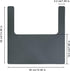 Durable High Chair Placemat - Silicone Clean and Hygienic Placemat for IKEA Antilop Highchair, Gray