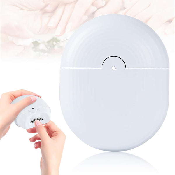 Jocaluyia Electric Automatic Nail Clipper with Light & 2 Speeds, USB Rechargeable Safety