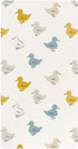 miaozhen Cotton Baby Crib Sheets Ultra Soft Mallard Duck Offwhite Toddler Bed Cover