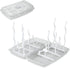 PandaEar Travel Bottle Drying Rack, Portable Baby Bottle Dry Rack, Upright Vertical Collapsible Design