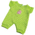 Constructive Playthings Washable Pajama Outfits for 10 inch Baby Dolls, Set of 4 with Hook and Loop Closures