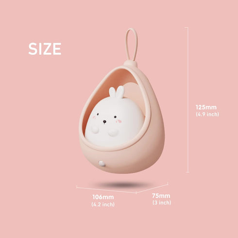 TriPro Cute Kitty Motion Sensor Night Light Wall Lamp,Rechargable,Bedroom Decoration for Kids Baby Toddler Teen Gift