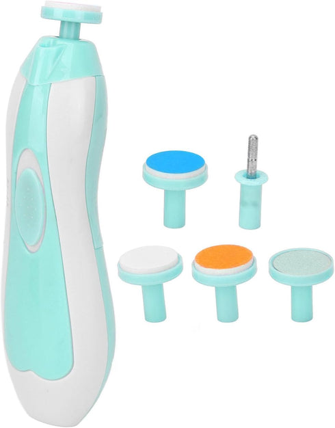 DOACT 6 Baby Infs Nail File, Baby Electric Nail Grinder Baby Nail File Kit Portable Infs Nail File with Grinding Head