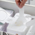 SylvanFactory Wet Tissue Box Wipes Dispenser Portable Cotton Swab Storage for Car Home Office Desktop Organizer Tissue