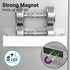 MGY 3Pack 4 Magnetic Baby Bottle Organizer for Refrigerator,Space-Saving Storage for Baby Bottles, Metal Shelf