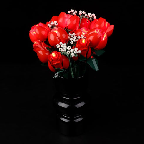 Kyglaring LED Light Kit for Lego Icons Roses Bouquet 2024 Building Set, Lighting Kit Designed for Lego 10328 Botanical