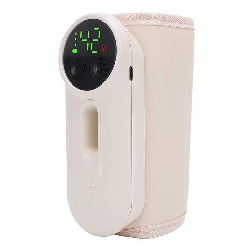Dpofirs Convenient Milk Bottle Warmer with Temperature Display for Overheating Prevention, Portable Bottle Warmer
