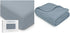 Muslin Fitted Crib Sheet and Baby Muslin Blanket Bundled by Comfy Cubs