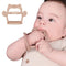 Baby Wrist Silicone Teether Soothing Pacifier for Infants 3+ Months - Pack of 1 Made in Korea Anti-Dropping (Bear-Cozy