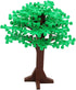 Feleph 4PCS Large Trees City Building Block Compatible with Major Brand, Classic Bricks Toy Set (6.7inch Height)