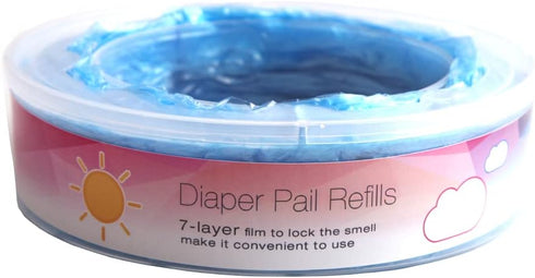 Generic (Pack 9) (CL01ZHY) Diaper Pail Refills Bags Compatible with Diaper Genie Pails Diaper Pails Refills