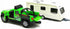 Metanyl 2 1 Playset 1/36 Pickup Truck Trailer Towing Toy Camper in RV Motorhome Toys for Boys Diecast Model Car Metal