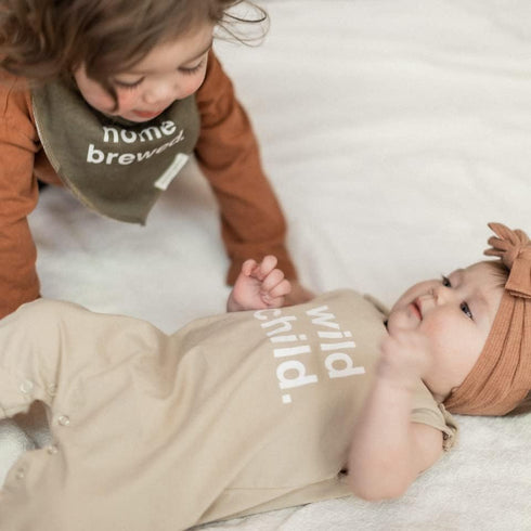 Bandana Feeding Drool Baby Bib, Soft Organic Cotton with Fleece Back for Infants and Toddlers