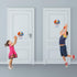 ArtCreativity Mini Basketball Game, 12 Sets with Mini Ball, Back Board Net & Mounting Tape for Kids