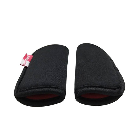 None 2 Piece Seat Belt Strap Covers for Stroller Shoulder Pad for Baby Pushchair Car Seat (Balck)