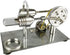 Qing Shuang Stirling Engine Steam Engine Physics Experiment, Educational Toy Generator with Colorful LED