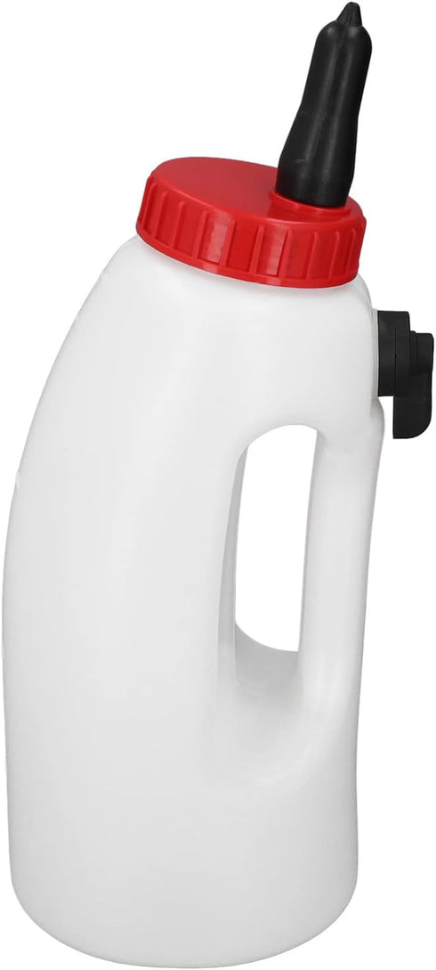 Jiawu 4L Calf Bottle, Calf Milk Feeding Bottle Nursing Bottle Calf Milk Feeder Bottle Farm Equipment with Handle