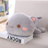 Jensquaify 13.7") Cat Stuffed Animals, Soft Cat Plush Pillow Kawaii Kitten Stuffed Animal Toy Gifts for Kids (Grey